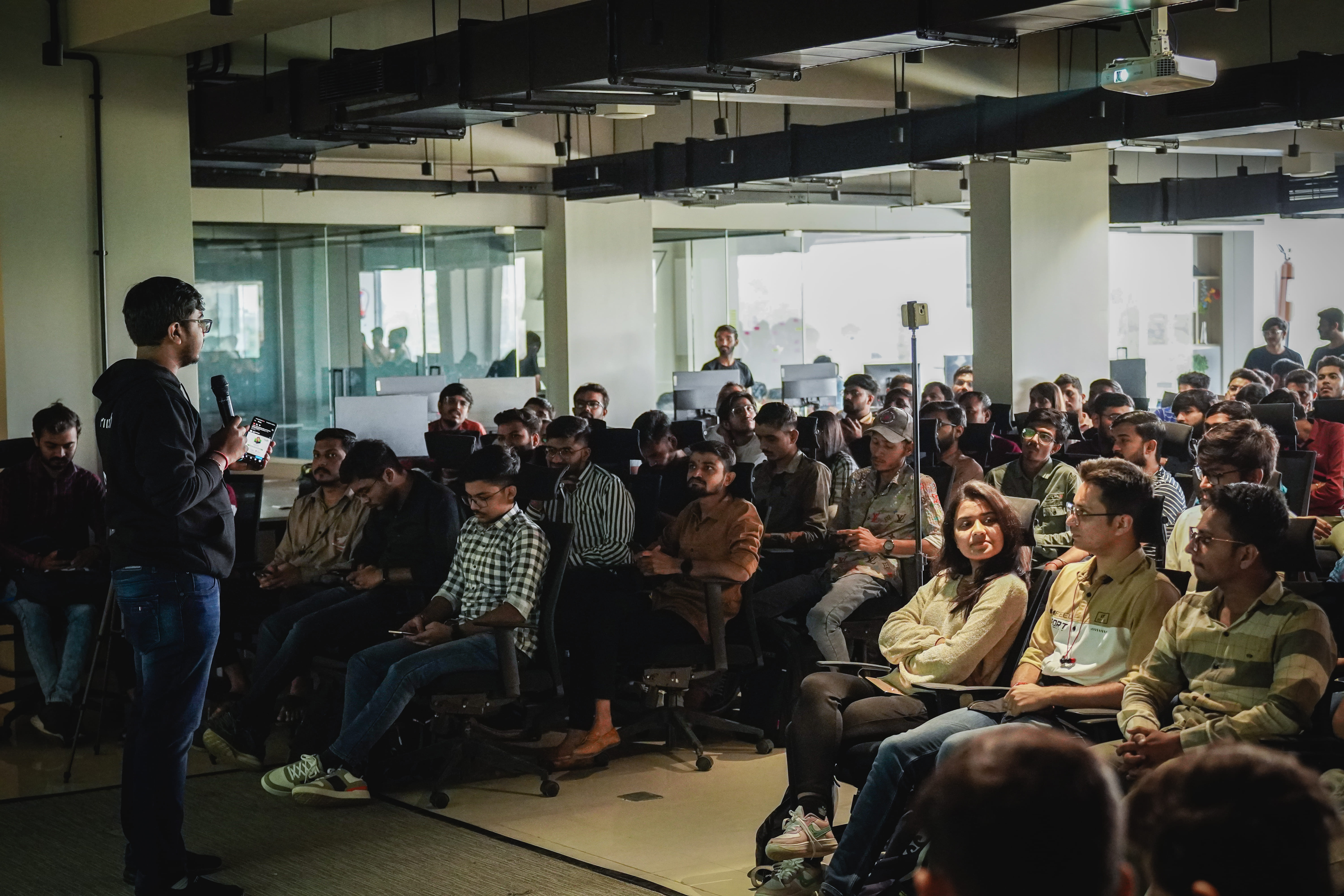 Packed Hall: Ready to Code!